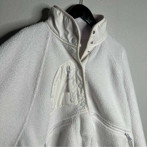 Free People FP Movement Hit The Slopes Fleece Jacket - White - Picture 3 of 9